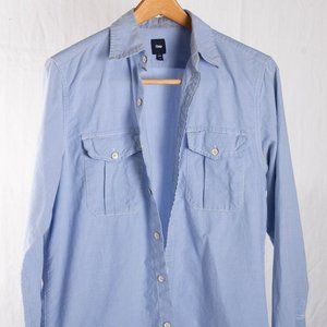 Men's Small Long Sleeve Button-up Gap Shirt